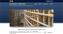 Desktop Screenshot of pousse-crayon.ch